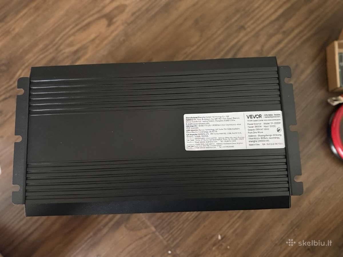 Įtampos keitiklis inverteris C 12v Ac 230v, 3500w - nuotraukos Nr. 4