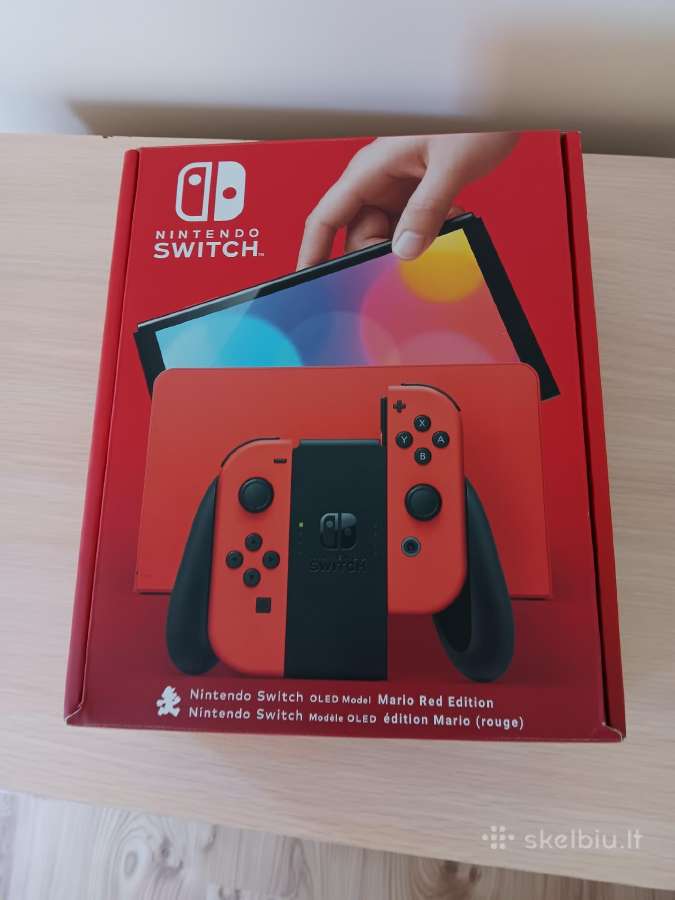 Parduodu nintendo switch oled mario red edition - nuotraukos Nr. 5