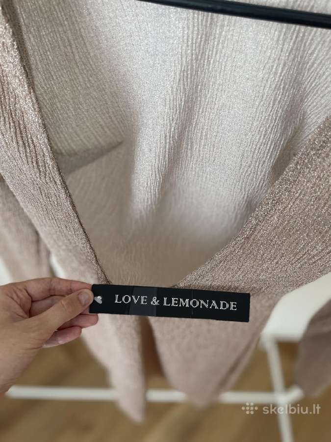 Love & Lemonade blizgi mini suknelė, M dydis - nuotraukos Nr. 5