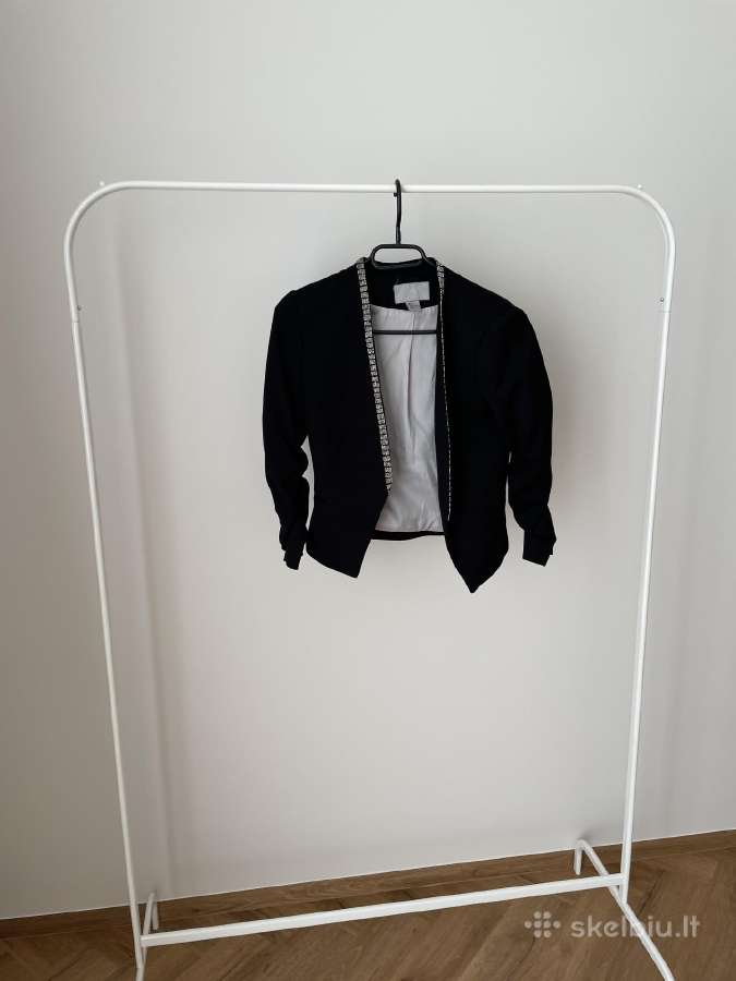 H&m juodas elegantiškas švarkas - nuotraukos Nr. 2