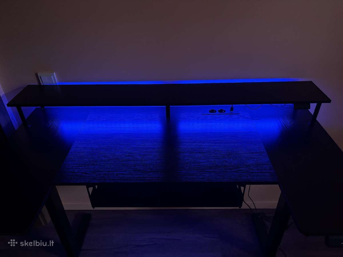 Darbo gaming stalas 140x70cm reguliuojamo aukscio - nuotraukos Nr. 6