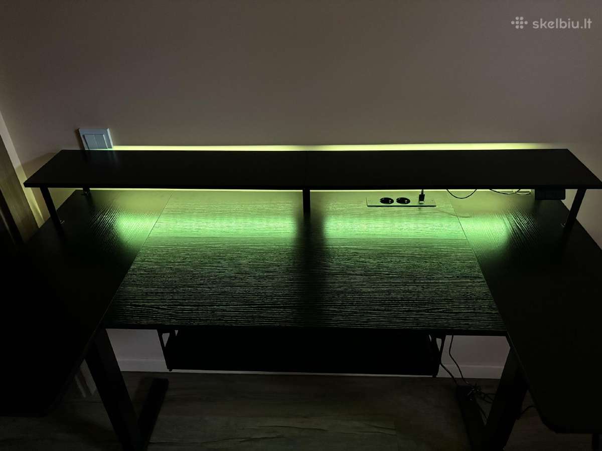 Darbo gaming stalas 140x70cm reguliuojamo aukscio - nuotraukos Nr. 7
