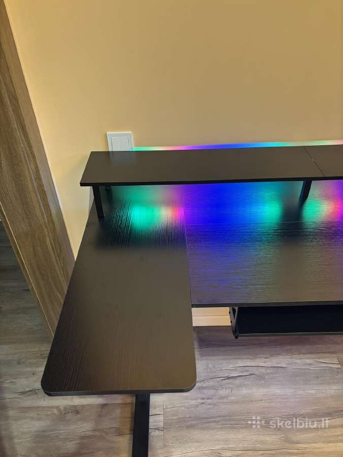 Darbo gaming stalas 140x70cm reguliuojamo aukscio - nuotraukos Nr. 9