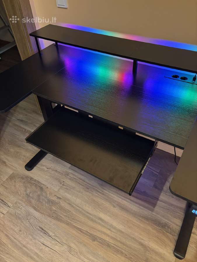 Darbo gaming stalas 140x70cm reguliuojamo aukscio - nuotraukos Nr. 15