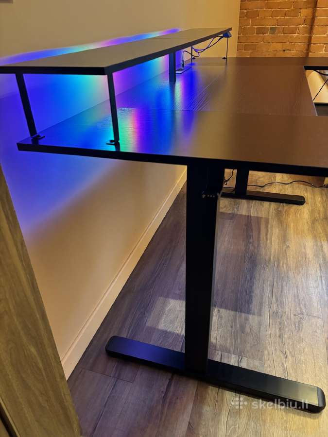 Darbo gaming stalas 140x70cm reguliuojamo aukscio - nuotraukos Nr. 16