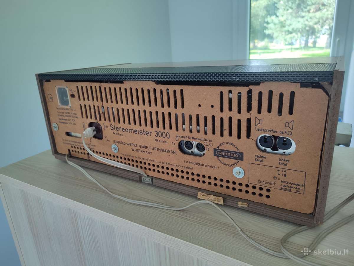 Grundig Stereomeister 3000 lempinis resyveris - nuotraukos Nr. 6