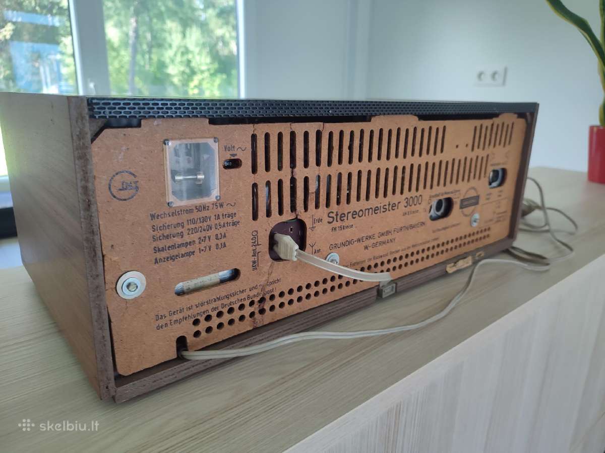Grundig Stereomeister 3000 lempinis resyveris - nuotraukos Nr. 7