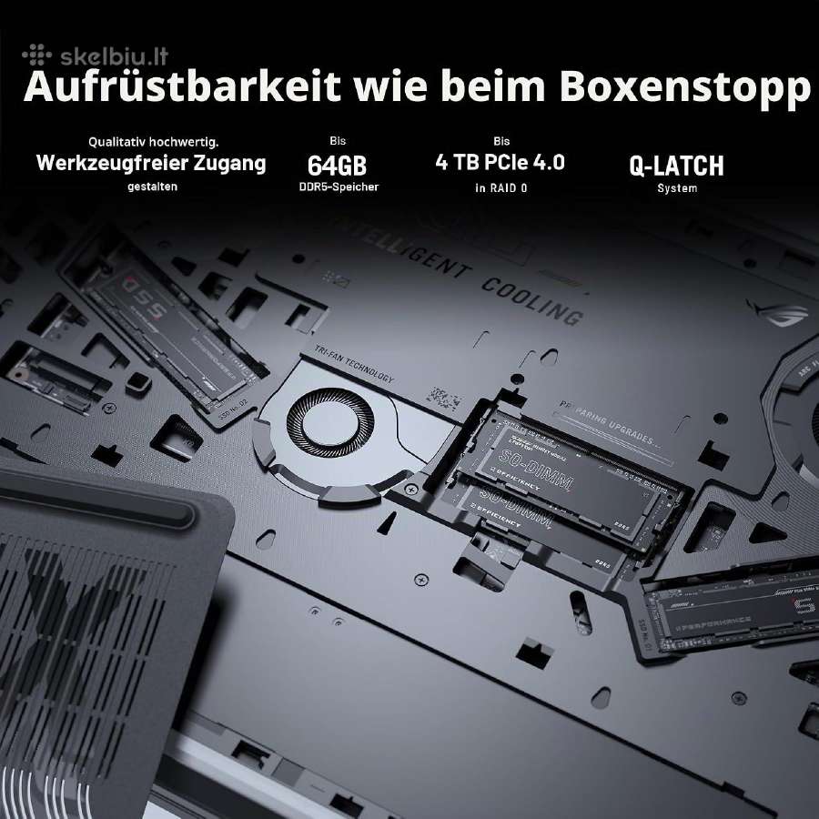 Asus Rog Strix Scar Ultra 9-275hx, Rtx 5090 64 GB - nuotraukos Nr. 9