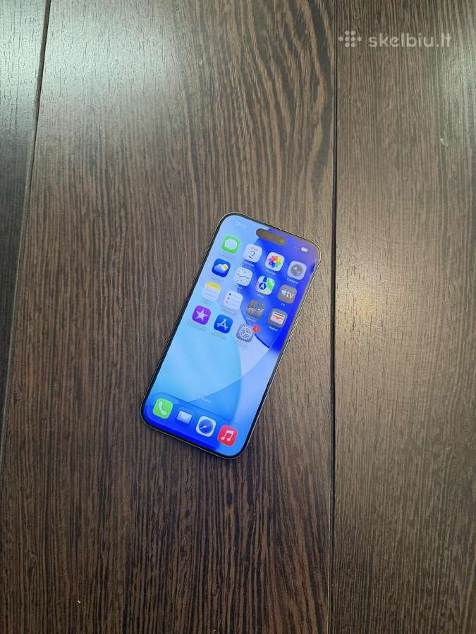 Apple iPhone 15 pro 256gb natural titanium 90% Mdm - nuotraukos Nr. 2