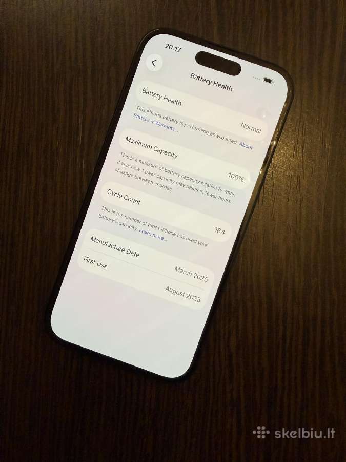 Apple iPhone 16 128gb black 100% Mdm - nuotraukos Nr. 4