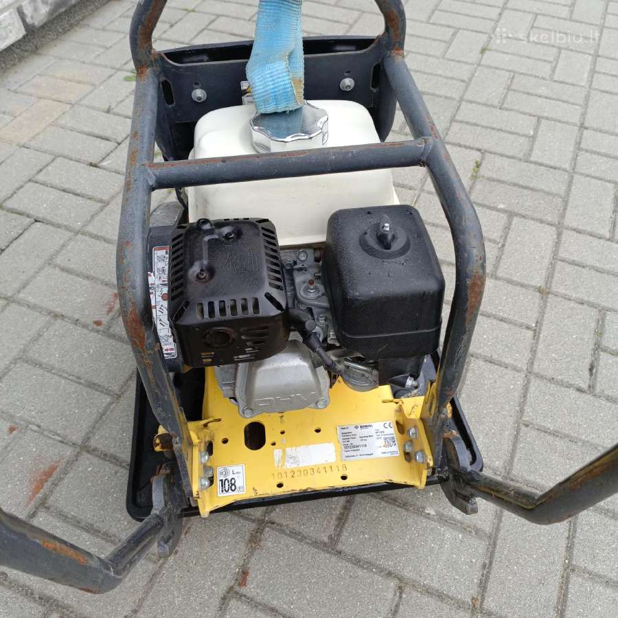Bomag 108 kg vibroplokštė su Honda varikliu - nuotraukos Nr. 4