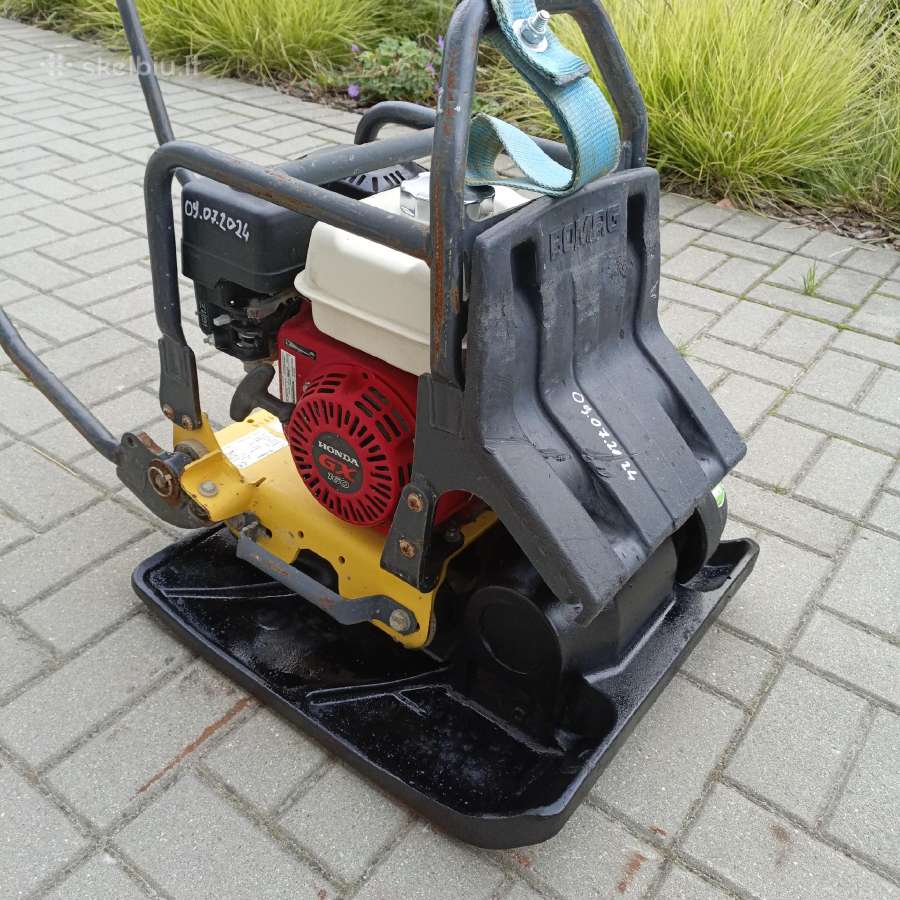 Bomag 108 kg vibroplokštė su Honda varikliu - nuotraukos Nr. 5
