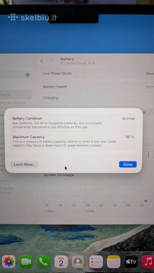 MacBook Air M2 16gb / 256gb – labai gera būklė. - nuotraukos Nr. 12