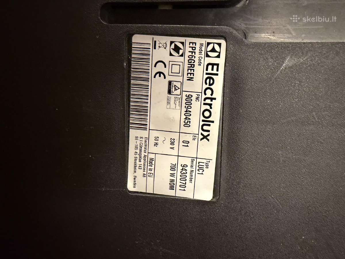 Elektrolux powerforce dulkių siurblys - nuotraukos Nr. 3