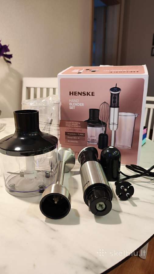 Naujas smulkintuvas su priedais Henske (800w) - nuotraukos Nr. 2