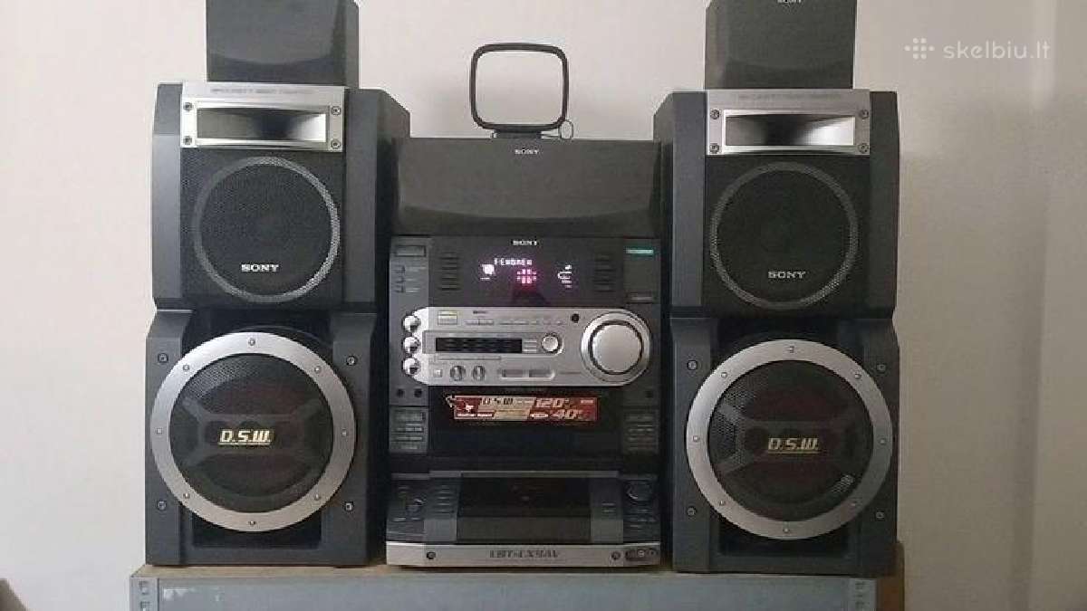 Perku Sony muzikinį centrą. Apsvarstysiu visus pa - nuotraukos Nr. 3