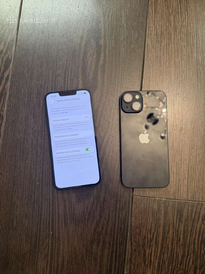 Apple iPhone 14 128gb black 98% Mdm - nuotraukos Nr. 2