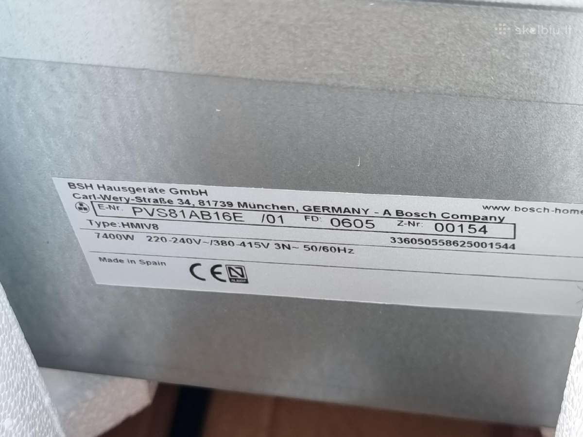 Nauja Matinė Bosch Pvs81ab16e + Garantija - nuotraukos Nr. 24
