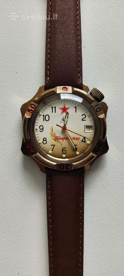 Originalus vyriškas laikrodis Vostok Generalskie - nuotraukos Nr. 3