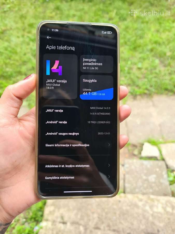 Xiaomi Mi 11 lite 5G, 6/128gb - nuotraukos Nr. 2