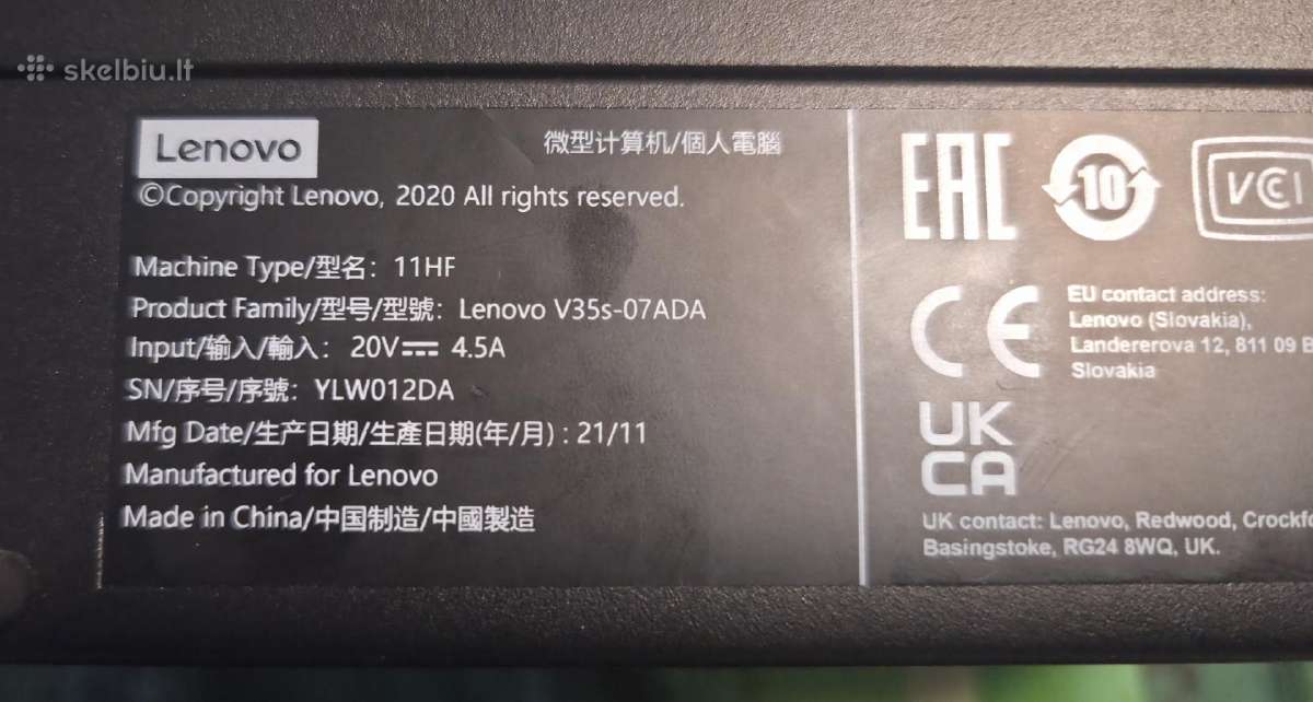 Lenovo V530s i5-9400/16gb/256gb/480gb - nuotraukos Nr. 10