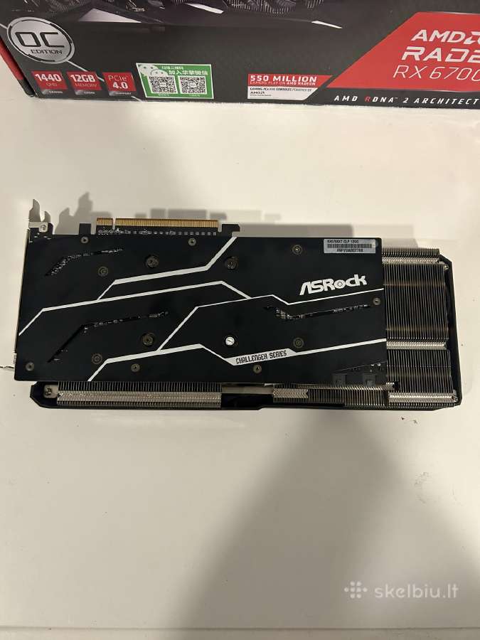 Asrock Radeon Rx 6700 XT 12gb Oc - nuotraukos Nr. 3