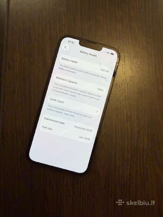 Apple iPhone 16e 128gb black Mdm New - nuotraukos Nr. 3