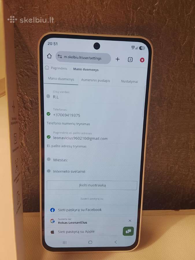 Samsung Galaxy A37 5G - nuotraukos Nr. 10