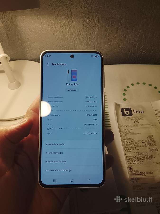 Samsung Galaxy A37 5G - nuotraukos Nr. 11