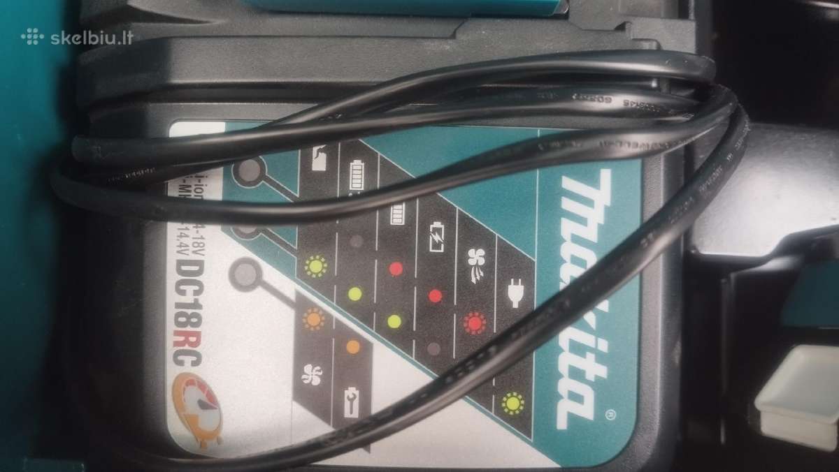 Makita Dhp484rtj komplektas - nuotraukos Nr. 5