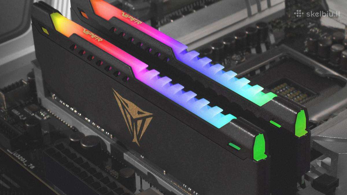 Patriot Viper Rgb ddr4 16gb (2x8gb) 3200mhz RAM - nuotraukos Nr. 3