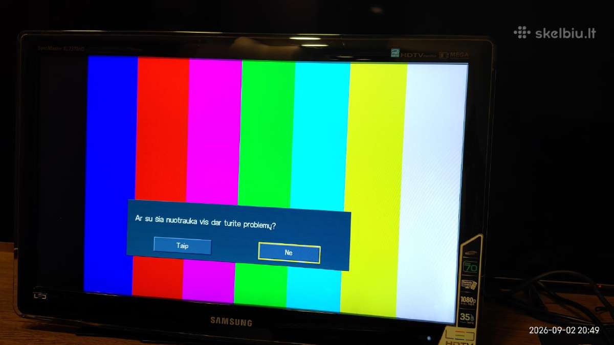 Televizorius- monitorius Samsung Xl237hd - nuotraukos Nr. 8
