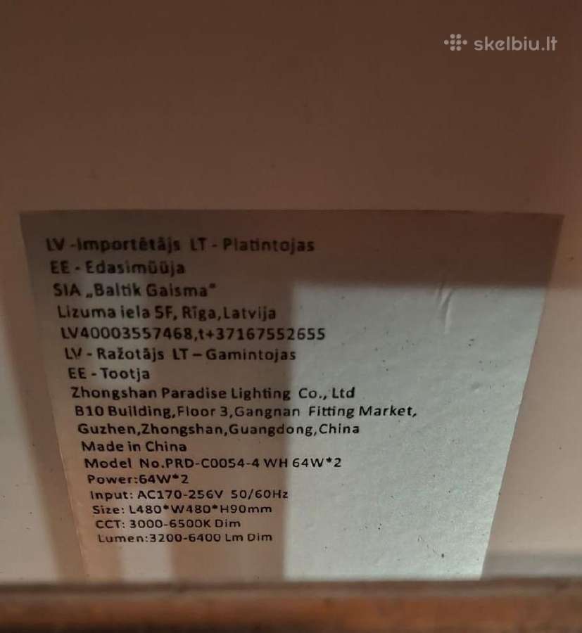 Lubinis šviestuvas - nuotraukos Nr. 6
