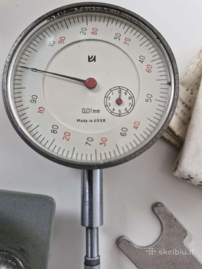 Sovietinis prietaisas nuokrypių matavimui Ič 10mn - nuotraukos Nr. 3