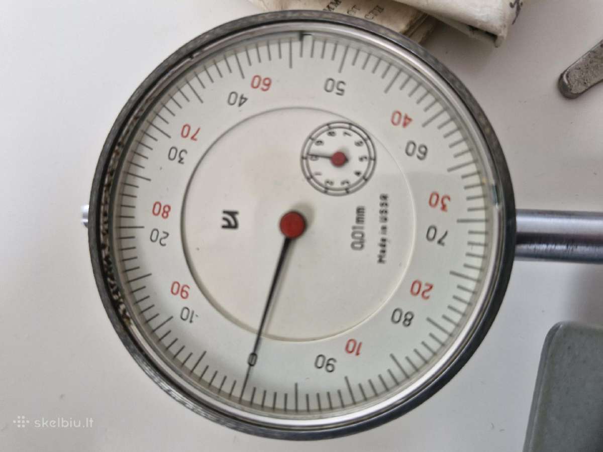 Sovietinis prietaisas nuokrypių matavimui Ič 10mn - nuotraukos Nr. 2