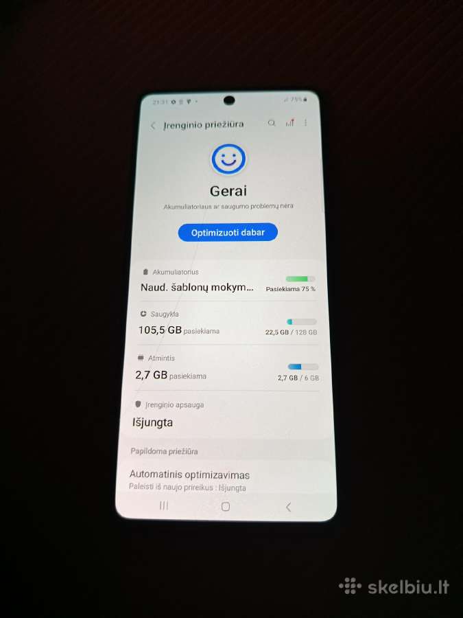 Samsung A71 - nuotraukos Nr. 2