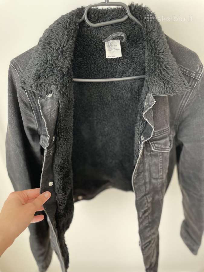 H&m vyriška juoda džinsinė striukė - nuotraukos Nr. 7