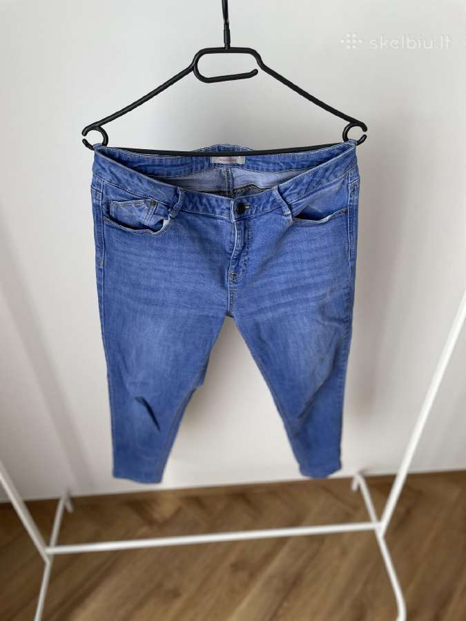 Dorothy Perkins mėlyni siaurėjantys džinsai XL - nuotraukos Nr. 2