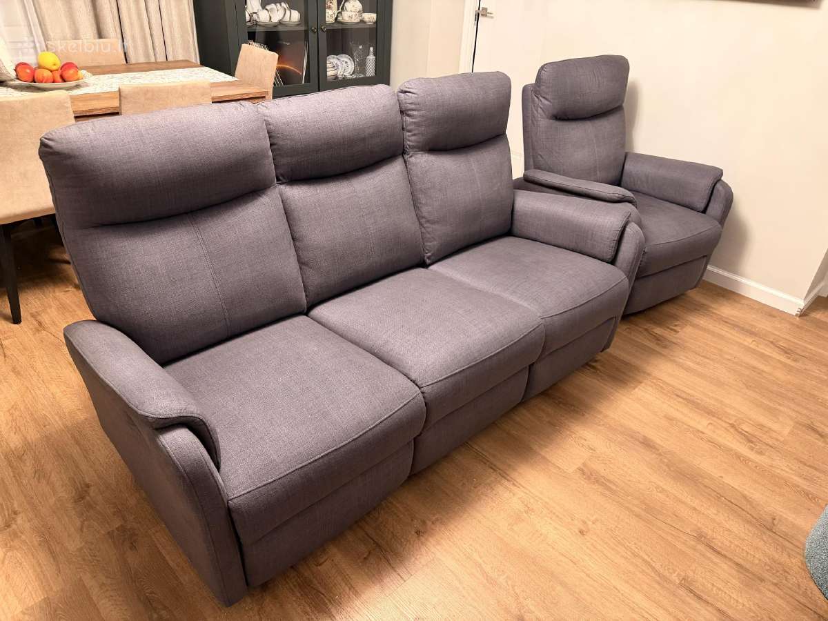 Puikios būklės reglainerio komplektas Sion - nuotraukos Nr. 2