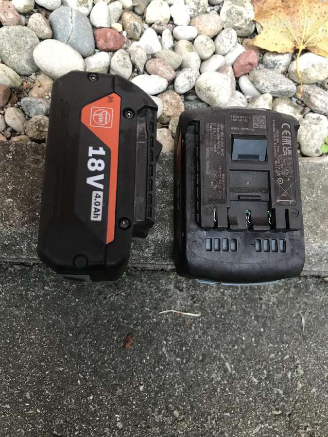 Bosch baterijos 4.0 Ah - nuotraukos Nr. 3