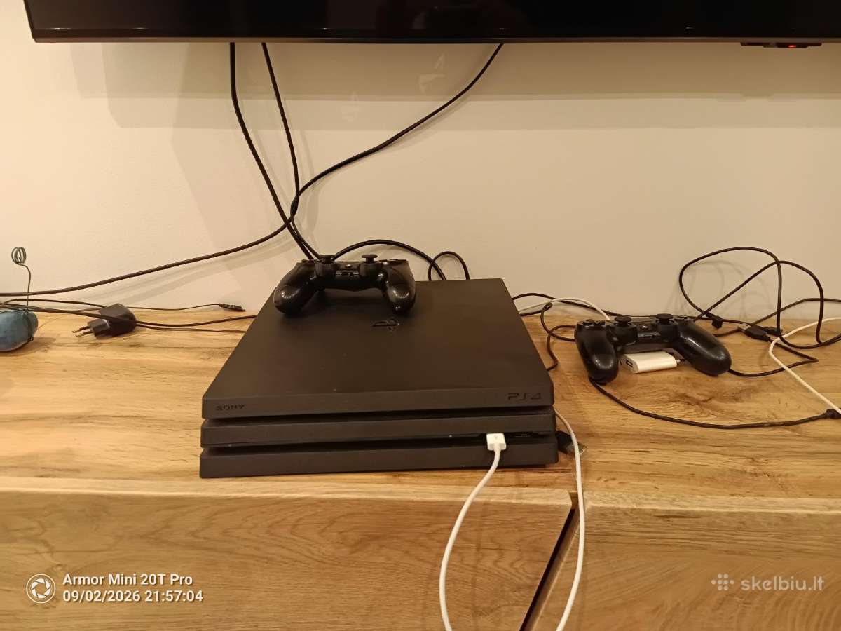 Ps4 Pro( Cuh-7216b) naujesnė versija,tylesnis. - nuotraukos Nr. 2