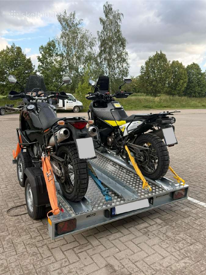 Motociklų priekabos nuoma, moto nuoma Vilnius - nuotraukos Nr. 2