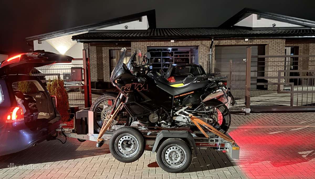 Motociklų priekabos nuoma, moto nuoma Vilnius - nuotraukos Nr. 7