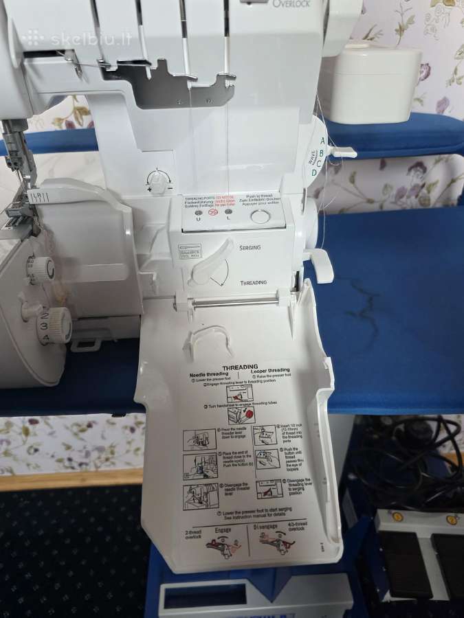 Baby lock bles4 acclaim overlock'as - nuotraukos Nr. 2