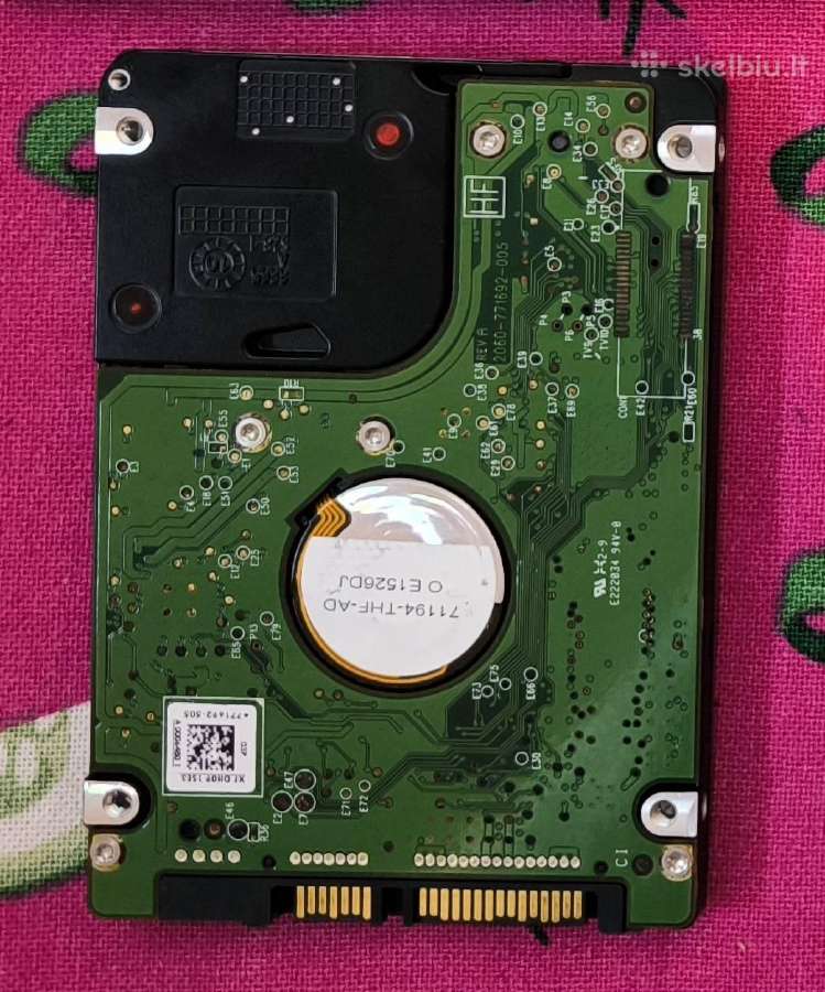 Wdc 2.5" Sata HDD 640gb - nuotraukos Nr. 2