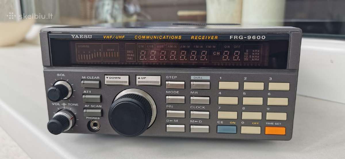 Yaesu Frg-9600 Vhf / Uhf Radijo skeneris - nuotraukos Nr. 2