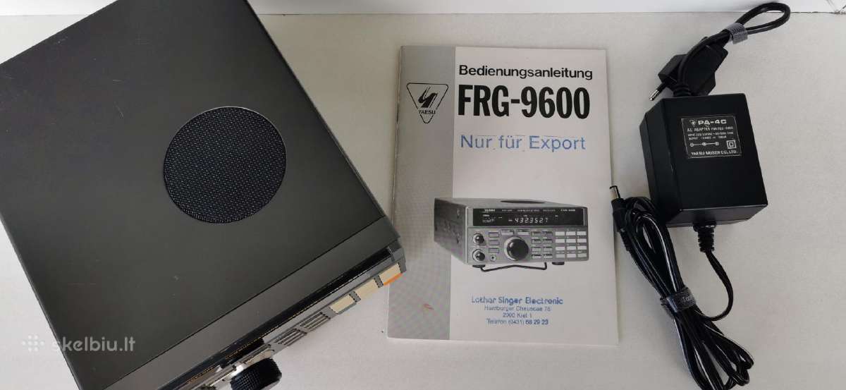 Yaesu Frg-9600 Vhf / Uhf Radijo skeneris - nuotraukos Nr. 8