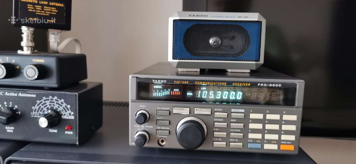 Yaesu Frg-9600 Vhf / Uhf Radijo skeneris - nuotraukos Nr. 15