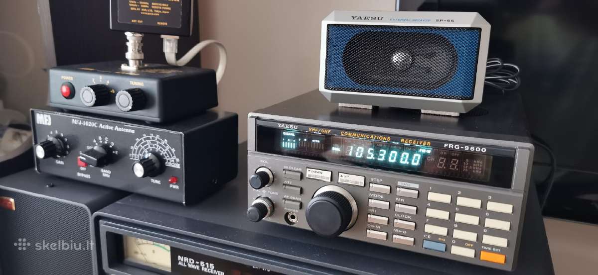 Yaesu Frg-9600 Vhf / Uhf Radijo skeneris - nuotraukos Nr. 16