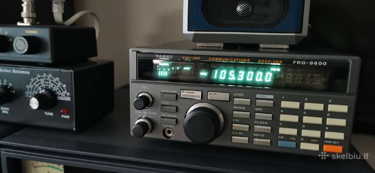 Yaesu Frg-9600 Vhf / Uhf Radijo skeneris - nuotraukos Nr. 19